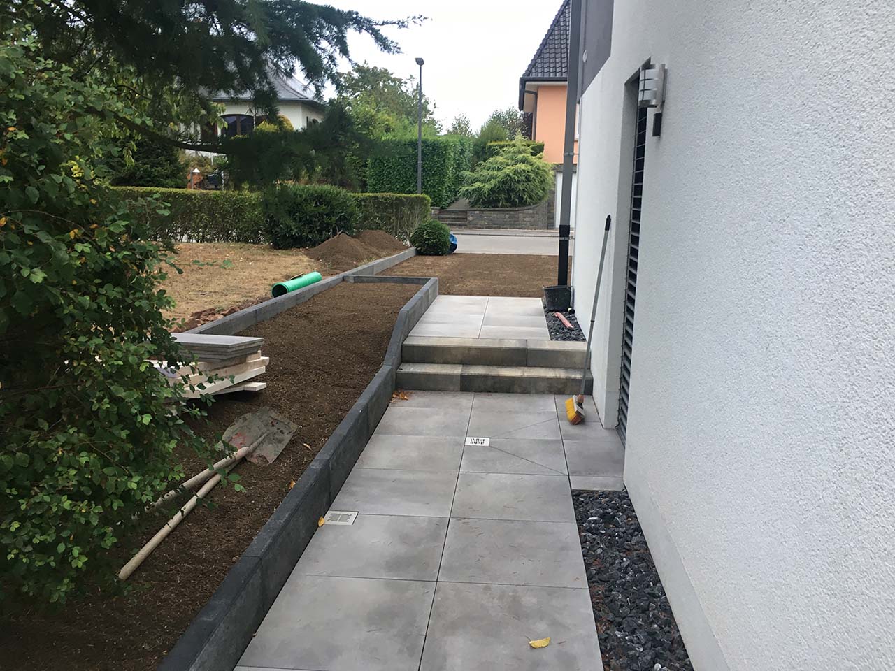 Réalisation BM Constructions — aménagement extérieur Luxembourg 16